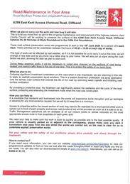 A299 roadworks